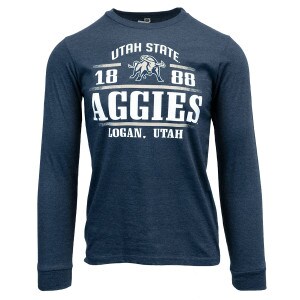 utah state aggie bull long sleeve tshirt